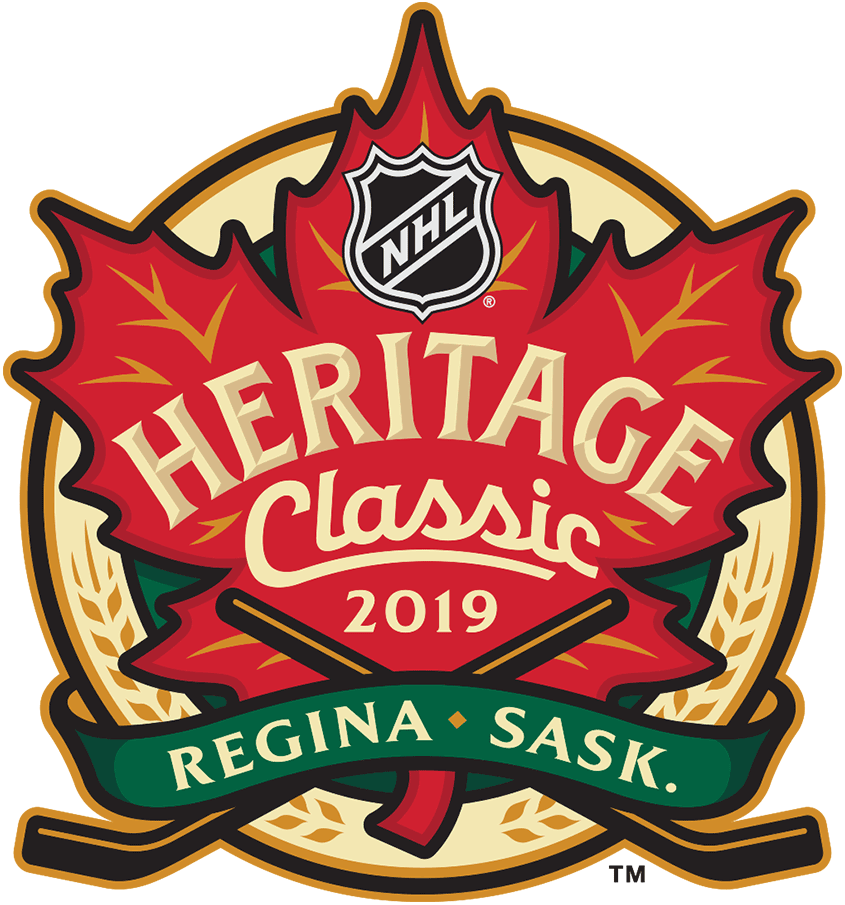 NHL Heritage Classic 2019-2020 Logo iron on paper